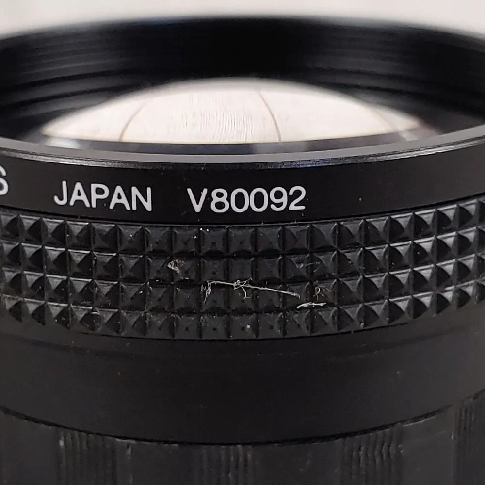 1.5X Video Telephoto Lens Attachment Hi-Resolution Japan V80092 TESTED WORKING
